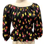 Kate Spade Tulip Toss Riviera Top, Black Size Large Photo 1