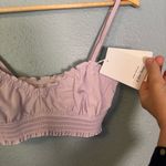 & Other Stories NWT & Other Stories Lilac Floral Print Bustier Bralette Size 2 Coquette Photo 4