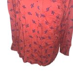 Cotton & Rye Outfitters Western Button Down Shirt Western Cactus Print Orange Photo 2