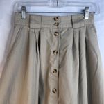 Cabin creek  Aline Button Front Maxi Khaki Skirt Earthy Effortless Neutral Size 8 Photo 2