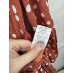 The Sang Polka Dot Twist Front Romper Women Large Brown NEW Cow Girl Western Photo 5