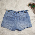 Diesel  Denim Shorts With Rope Belt Photo 2