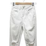 L'Agence L’Agence Jeans White High Line High Rise Distressed Stretch Skinny Jean Size 24 Photo 7