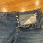 Old Navy  women’s button fly high rise O.G straight jeans short size 18. Photo 7