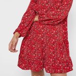 Topshop ✨SALE Ruffle Red Detail Dress US 4 NWT Photo 3