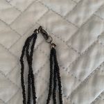 Cute Gray & Black Bead Necklace Photo 2