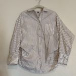 Free People NWOT Sabine Striped Articulated Shirt Photo 8