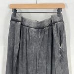 Torrid  Smocked Pants Womens L Black Knit Stretch Waist High Rise Pull On Casual Photo 6