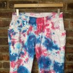 DKNY Custom Tie Dye Pink Blue Convertible Pants Women's Size 6 Photo 1