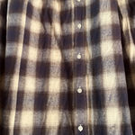 Cloth &portrait gray Plaid Long Sleeve Shirt Dress XXL like new White Photo 2