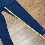  Women’s Blue Leggings White Nike Logo Size Large  Photo 8