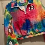 Rue 21 NWT Tie Dye Good Vibes Crop Windbreaker Pull Over Photo 2