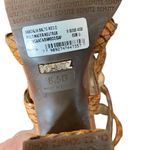 Schutz  Alycia Leather Block Heel Brown Tan Sandals Heels size 8.5 Photo 9