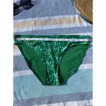Aerie NWT, Women, , Bikini Bottom, Green Tie Dye Floral, Size L Photo 2