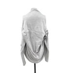  ZYIA Active Haze Grey Wrap Twist Front‎ Pullover Yoga Shawl Top Size Medium Photo 6