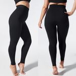 Blanqi Highwaist Postpartum + Nursing Support Leggings Black Sz Medium Photo 1