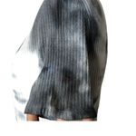 Brandy Melville Brandy Melville Tie Dye Crop Top Ribbed Blue Short Sleeve Women Size One Size Photo 5