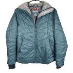 Columbia Kaleidaslope ll Ripstop Omni Heat Jacket Sz Small Metal Blue Photo 0