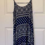 Free People  Spring It On Blue Bandana Dress XS Photo 3