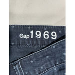 Gap 1969 Always Skinny Jean Size Womens 4 Polka Dot Blue Denim Low Rise Stretch Photo 9