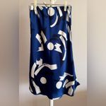 Ralph Lauren Vintage  Blue and White Abstract maxi skirt Photo 5