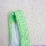 NEW Seea x Free People Georgia bikini top, green, S Green Photo 12