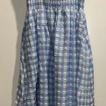 Blue Smocked Dress Size L Photo 0