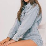 Le lis Denim Romper Photo 2