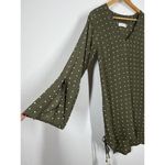 Faithfull the Brand Neroli Mini Dress Size 2 Stephano Print Olive Green Photo 5