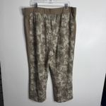 LOGO By Lori Goldstein LOGO Life by Lori Goldstein Waffle Knit Wide Leg Pant 1X Tan Pull On Casual NWOT Photo 1