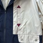 Vintage Mullberry Street Nautical Jacket Cream Navy Medium Blue Photo 1