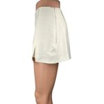 Pull & Bear  Women's White Side Zip Slit Mini Straight Pencil Skirt Skort Size S Photo 1