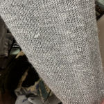 Eileen Fisher Medium Cardigan Knit Italian Yarn Merino Wool Grey Waterfall 3/4 Photo 10