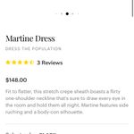 Dress the Population  Martine Dress in Black Photo 10