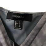 Forever 21  Women Plus Size Textured Gray Mini Casual Dress - Size 2X Photo 4