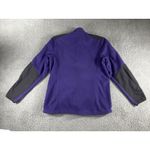 LL Bean Jacket Women Large Fleece Full Zip Polartec Wind Pro Outdoor Purple Photo 1