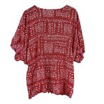 Victoria's Secret Victoria’s Secret Kimono Robe Womens OS Red Heart Print Boho Romantic Loungewear Photo 4