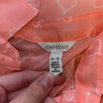 Aeropostale Bubblegum Pink Heart Long Sleeve Blouse Photo 4