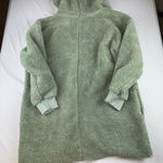 Fuzzy hooded sweater Green Photo 6