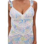 For Love & Lemons NWT Midsummer Floral Slip Mini Dress Size Medium Photo 8