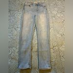 Reformation High & Skinny Crop Jeans In St. Lucia Destroyed Women's Sz 25 Photo 2