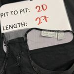 Jane Ashley Black Beaded Mesh Semi Sheer Blouse Size Medium Photo 2