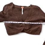 Aeropostale Y2K Cropped Crochet One Button Cardigan Photo 6