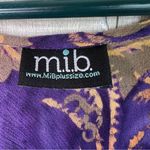 MIB PlusSize.com Purple & Tan Short Sleeve Dolman Style w/Pockets Mini Dress Top Size undefined Photo 5