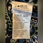 Isaac Mizrahi  Blue faux suede blazer with Paisley liner women’s size large Photo 3