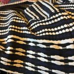 Tory Burch  navy, black & White tie front large duster Photo 8