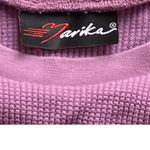 MARIKA Women's Activewear Purple Workout Ribbed Exercise Crop Top ~ L/XL ? Size L Photo 4