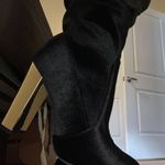 Shoedazzle Black Velvet Booties Photo 2