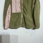 Free People  We The Free Green Rivington Sherpa Bomber Jacket Sz S Photo 3