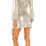 House of Harlow 1960 x REVOLVE Aniela Mini Dress in Pewter Medium Silver Photo 1